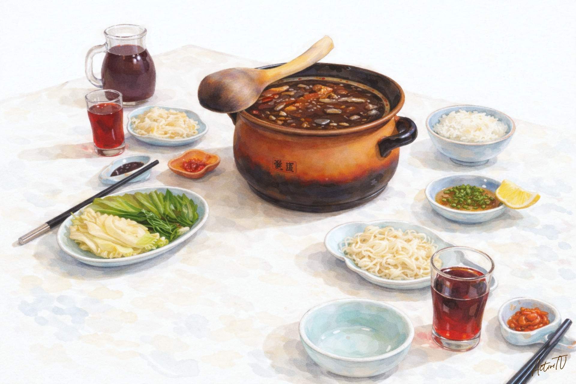 人生最高レストラン】烏骨鶏の漢方薬膳鍋『運鈍根湯』台湾料理のお店の