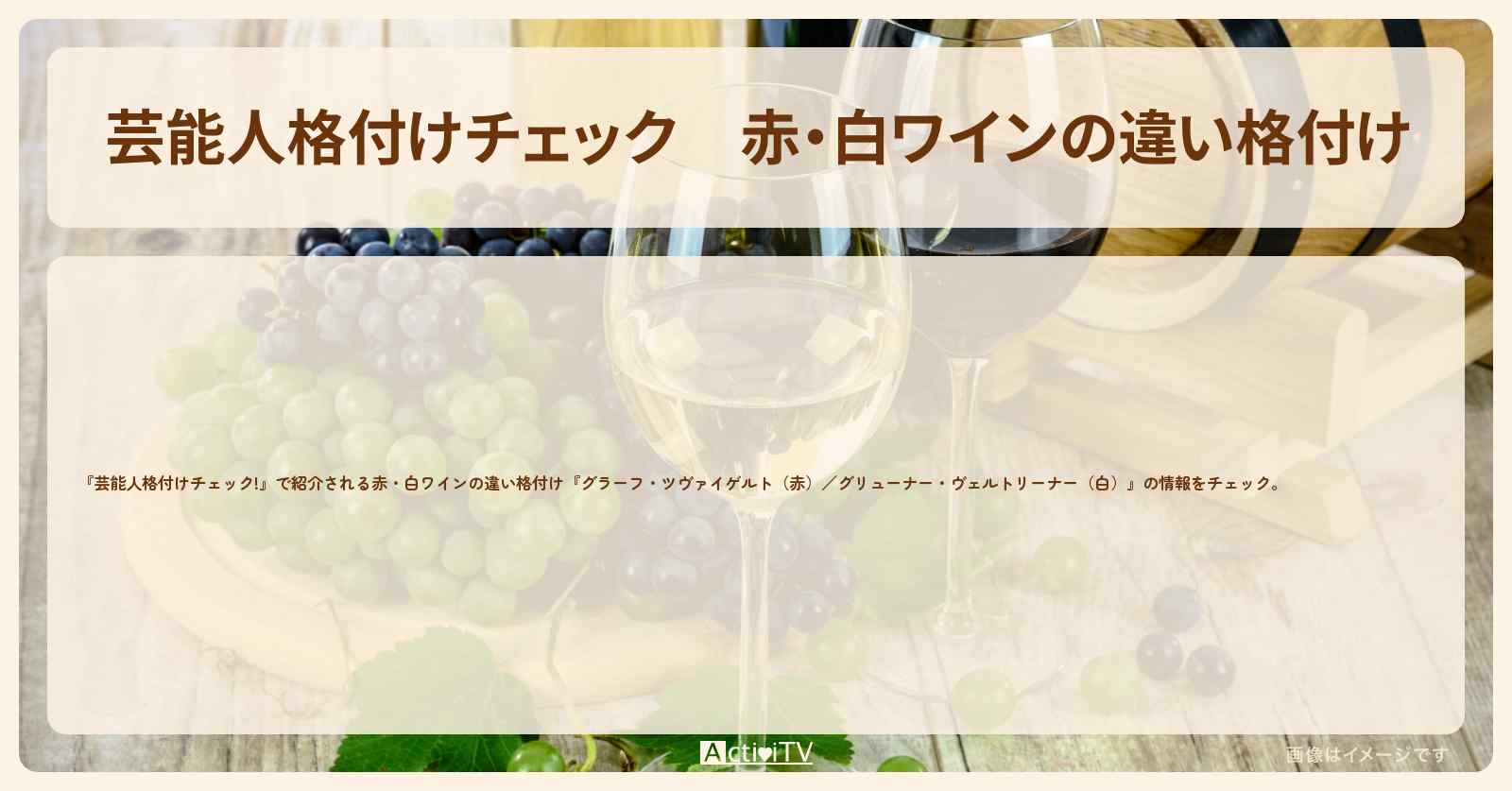赤・白ワインの違い格付け『グラーフ・ツヴァイゲルト（赤）／グリューナー・ヴェルトリーナー（白）』の情報・通販方法　2021/3/30放送