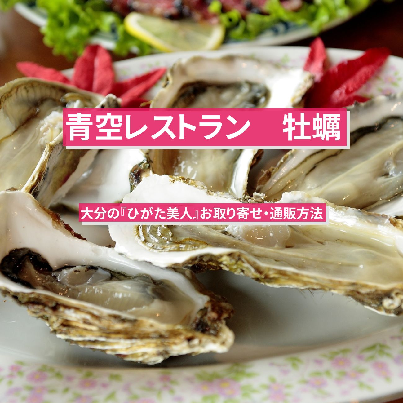 【青空レストラン】牡蠣『ひがた美人』大分のお取り寄せ・通販方法
