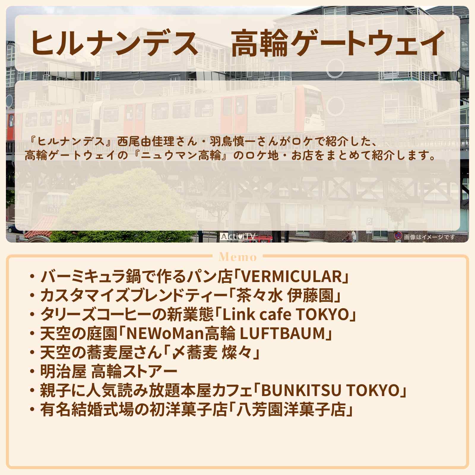 【ヒルナンデス】高輪ゲートウェイ『ニュウマン高輪』のロケ地・お店まとめ