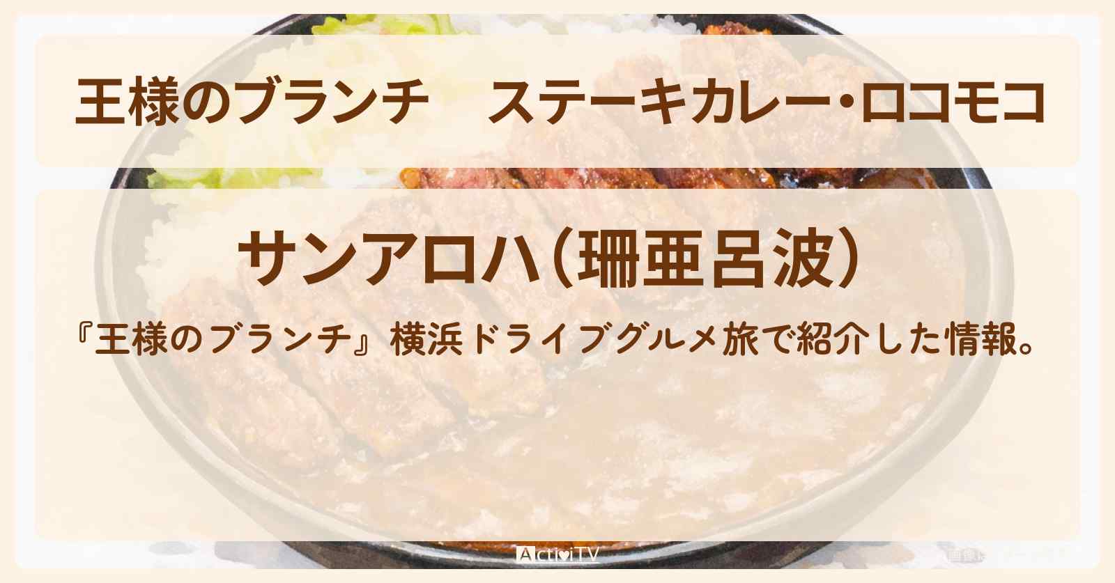 ステーキカレー・ロコモコ『サンアロハ』横浜ドライブグルメ旅のお店の場所〔ごはんクラブ〕